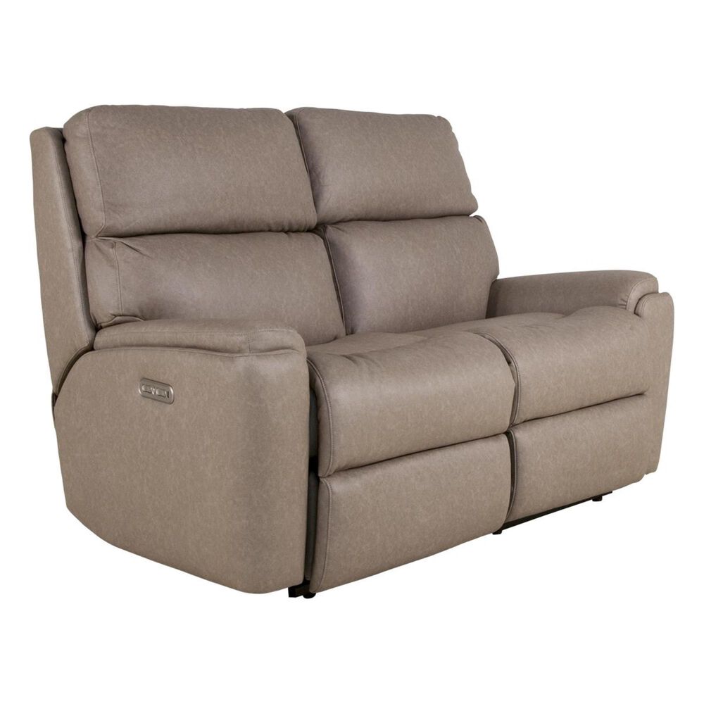 Flexsteel Rio Power Reclining Loveseat with Power Headrest in Flint, , large