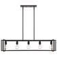 Golden Lighting Tribeca 5-Light Linear Pendant in Matte Black, , large