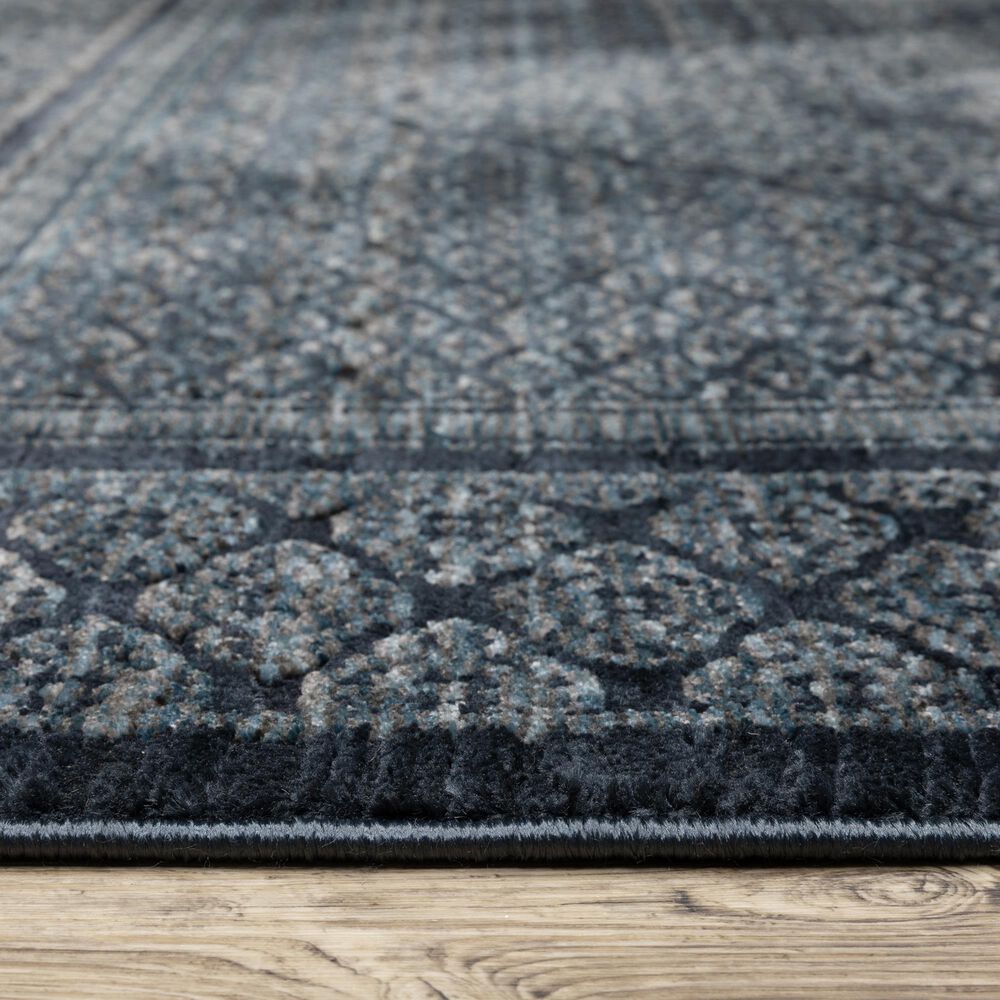 Oriental Weavers Capella Oriental Blue 6&#39;7&quot; x 9&#39;6&quot; Area Rug, , large