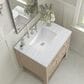 James Martin Vanities Breckenridge 30" Single Bathroom Vanity in Serenity Blue with 3 cm Arctic Fall Solid Surface Top and Rectangular Sink, , large