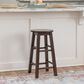 Linon Home Decor Abby 24" Counter Stool in Walnut, , large