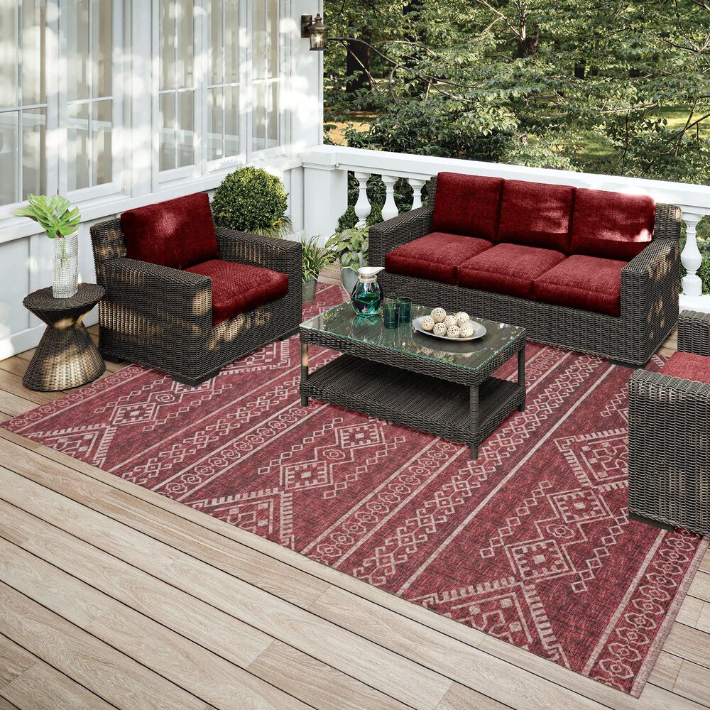 Dalyn Rug Company Sedona SN14 6&#39; x 9&#39; Paprika Indoor/Outdoor Area Rug, , large