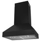 Thor Kitchen 30" Professional Wall Mount Pyramid Range Hood in Matte Black, , large