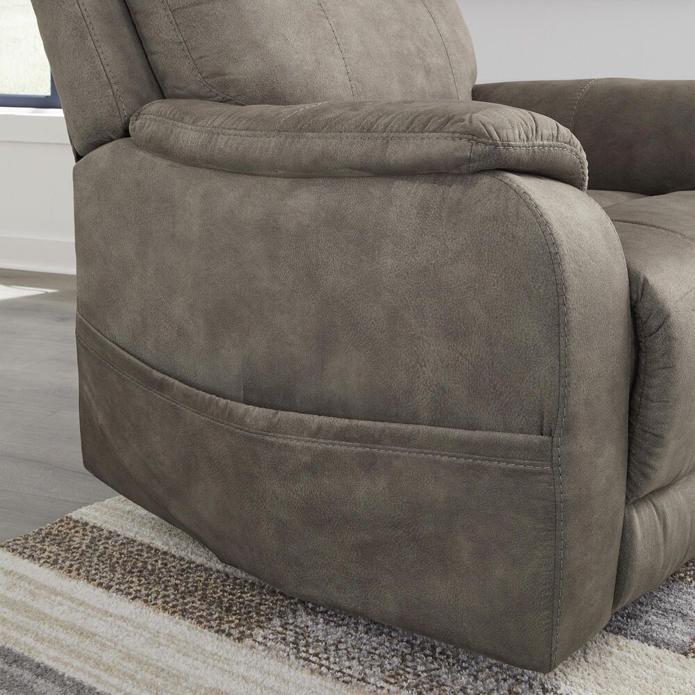 Ashley Crestmeade Power Lift Recliner in Fossil, , large
