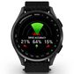 Garmin Approach S50 43mm Golf and Fitness Smartwatch Slate Aluminum Bezel Case with Black Nylon Band, , large