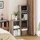 HOMLUX 4-Tier Open Shelf Display Organizer Bookcase in French Oak, , large
