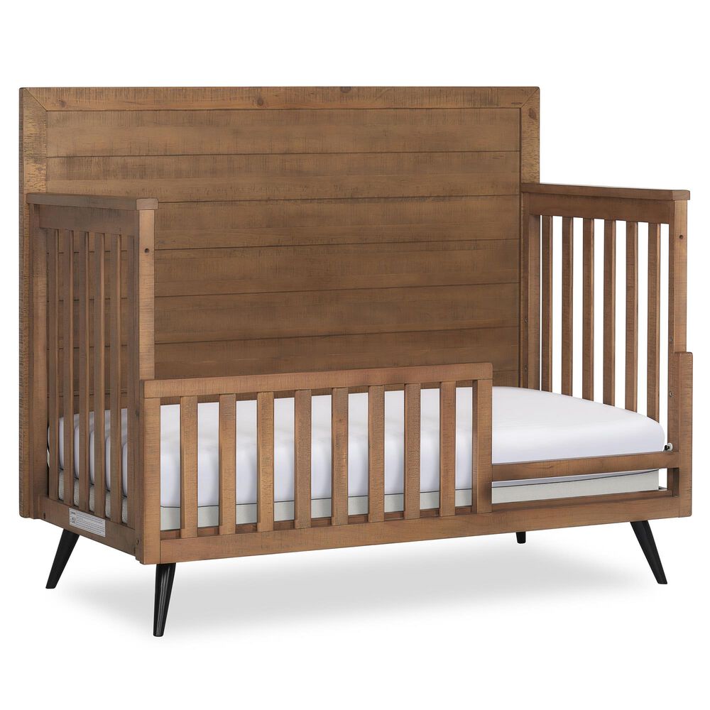Evolur Stilnovo 4- In- 1 Convertible Crib in Sugar Cane, , large