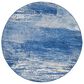 Safavieh Adirondack ADR112F-10R 10" x 10"  Silver/Blue Round Rug, , large