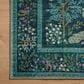 Loloi Canopy Peacock Forest Teal 2"6" x 7"6" Runner, , large