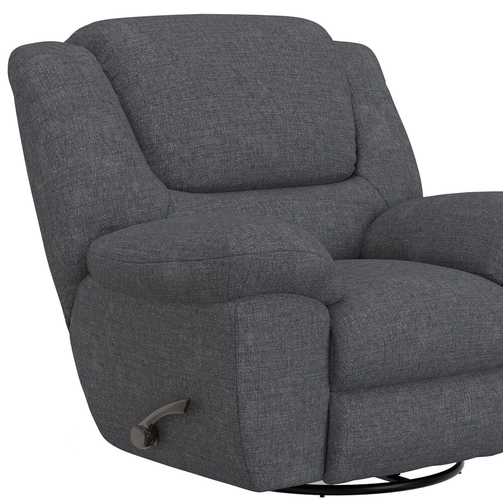 Catnapper Trifecta Swivel Rocker Recliner in Smoke, , large