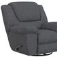 Catnapper Trifecta Swivel Rocker Recliner in Smoke, , large