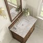 James Martin Vanities Lorelai 36" Single Vanity in Mid-Century Walnut with 3 cm Victorian Silver Quartz Top, , large