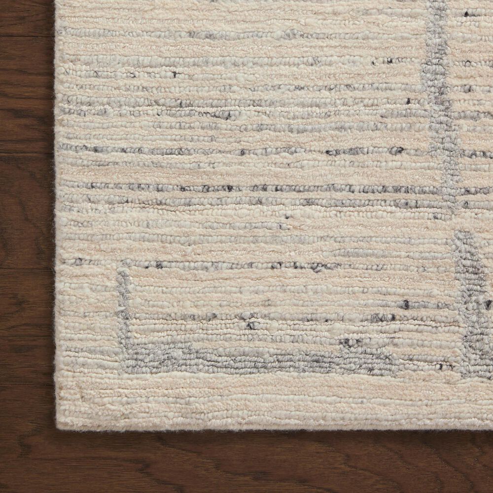 Loloi Raquel 2&#39; x 3&#39; Natural and Slate Area Rug, , large