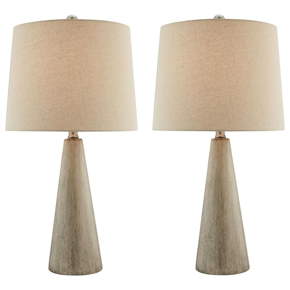 Lite Source Pillan Table Lamp in Light Brown (Set of 2), , large