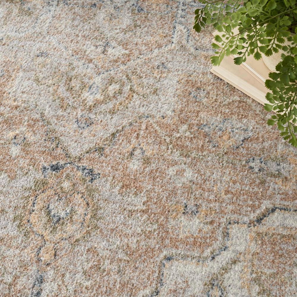 Nourison Astra Machine Washable 3&#39;3&quot; x 5&#39; Beige Area Rug, , large
