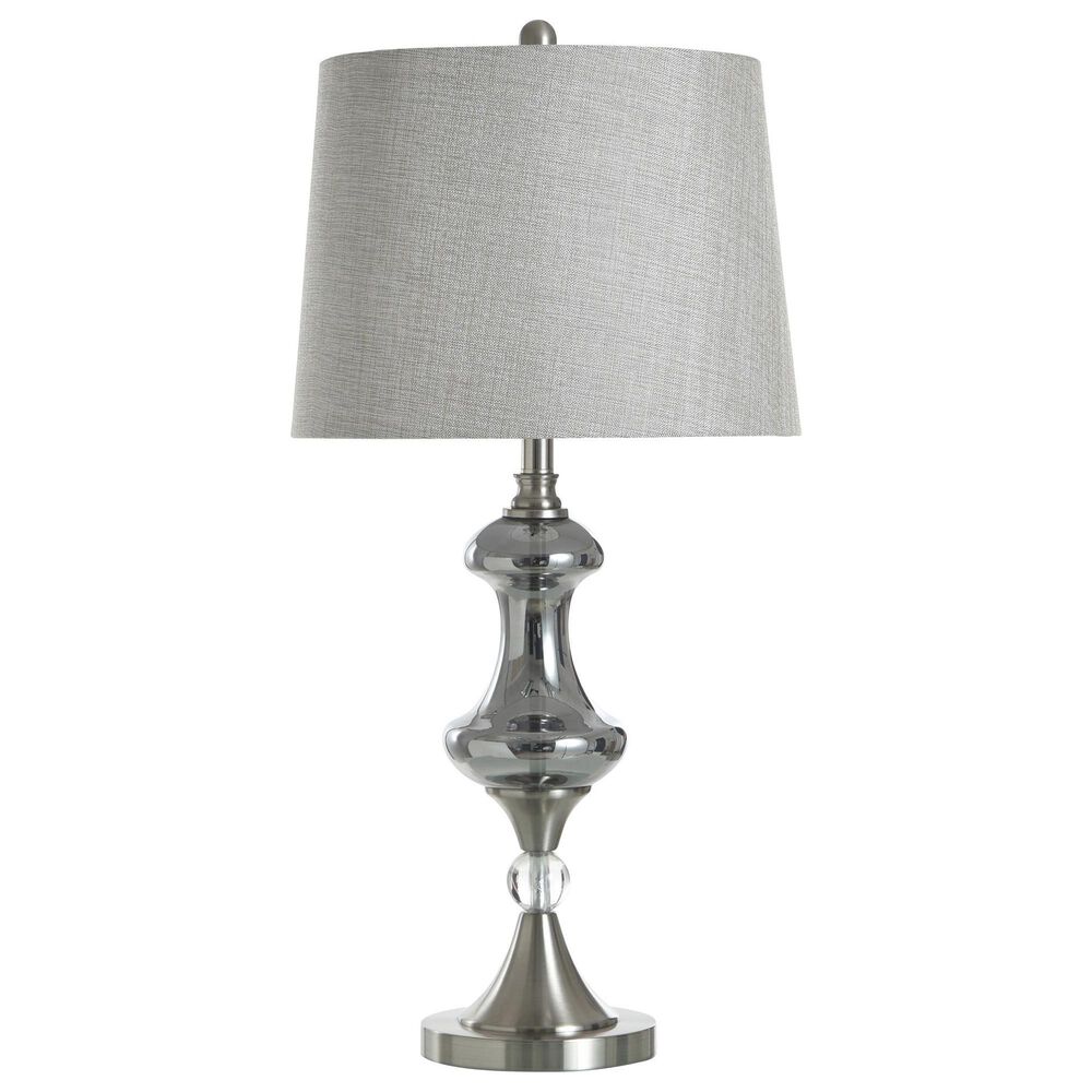 Flair Industries Table Lamp in Brushed Nickel and Silver, , large