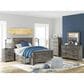 Ashley Frandern 6-Piece Full Panel Storage Bedroom Set in Rustic Warm Gray, , large