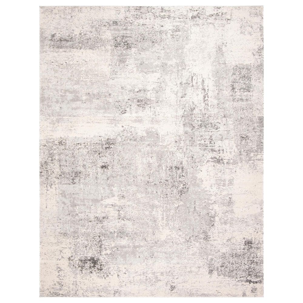 Safavieh Invista INV454G 9" x 12" Grey and Ivory Area Rug, , large