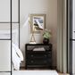 Butler Specialty Company Nora 2-Drawer Wide Nightstand with Open Shelf in Coffee Brown, , large