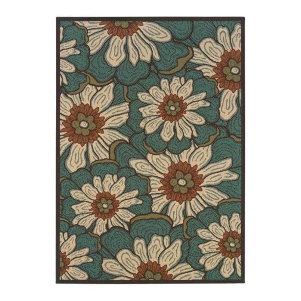 Oriental Weavers Montego 3444M 6"7" x 9"6" Blue Outdoor Area Rug, , large