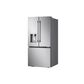 LG 24.5 Cu. Ft. 3-Door French Door Refrigerator in Stainless Steel, , large