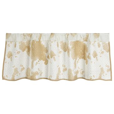 HiEnd Accents Elsa 18" x 56" Valance in Light Tan, , large