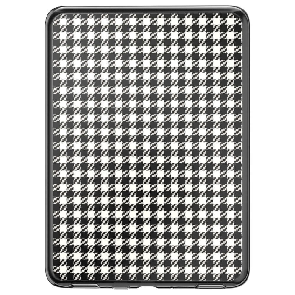 PopSockets MagSafe Case for Kindle 12th Gen in Black and White Gingham, , large