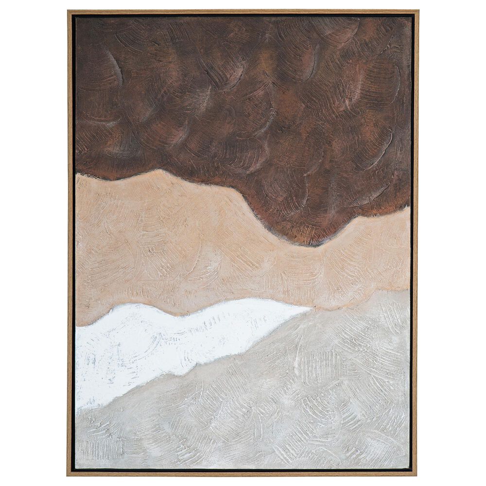 Ashley Fanthorne 36" x 48" Wall Art in Tan, Brown and White, , large