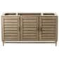 James Martin Vanities Portland 48" Single Bathroom Vanity in Whitewashed Walnut with 3 cm Lime Delight Quartz Top and Rectangular Sink, , large