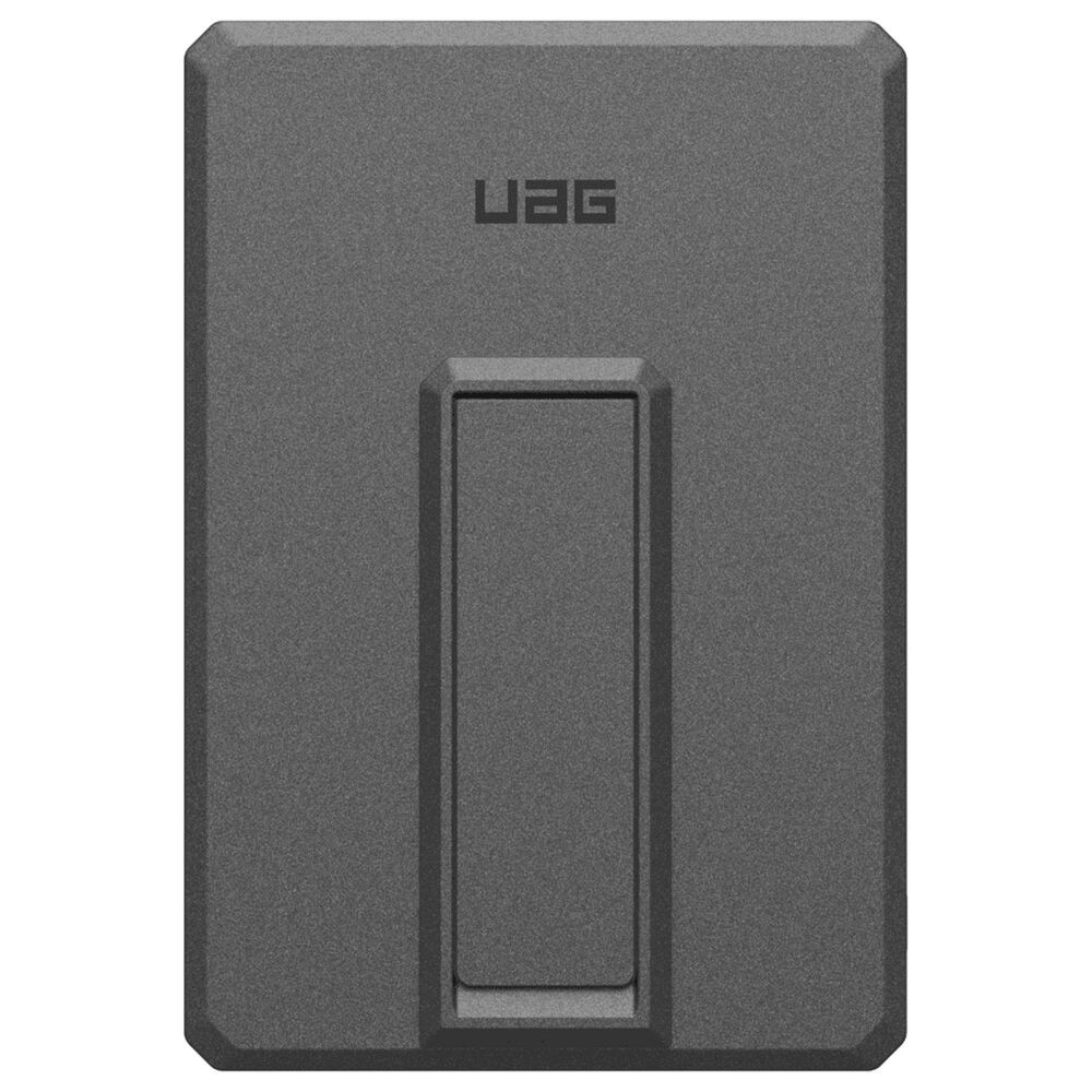 UAG Ultra Slim Portable Power Bank with Kickstand in Black and Grey, , large