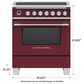 Fisher & Paykel 30" Classic Induction Range with 4 Burners in Red, , large