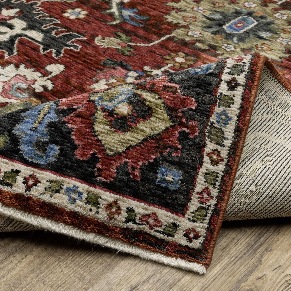 Oriental Weavers Hastings HA03V 5&#39;3&quot; x 7&#39;6&quot; Red Area Rug, , large
