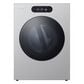 LG 9.0 Cu. Ft. Gas Front Load Dryer in Brushed Platinum Steel, , large