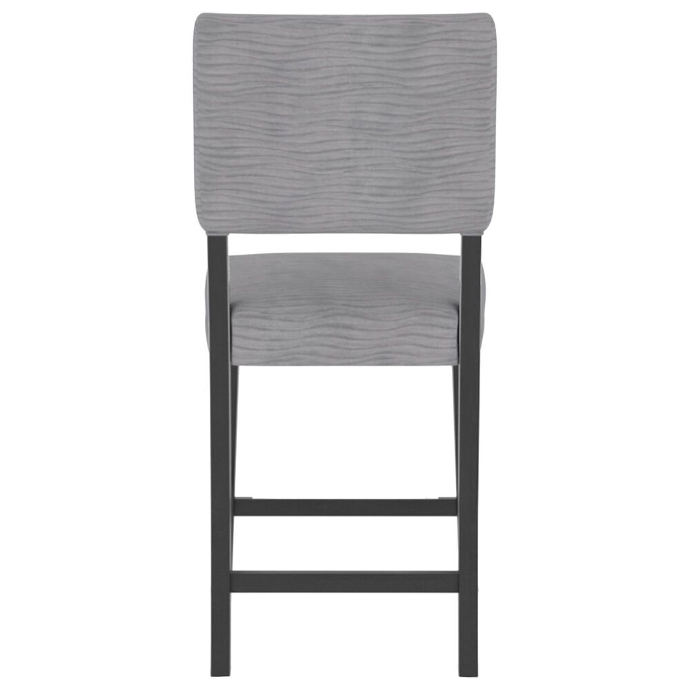 Declan Dining Fixed Stool in Midnight Black Washed, , large