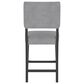 Declan Dining Fixed Stool in Midnight Black Washed, , large