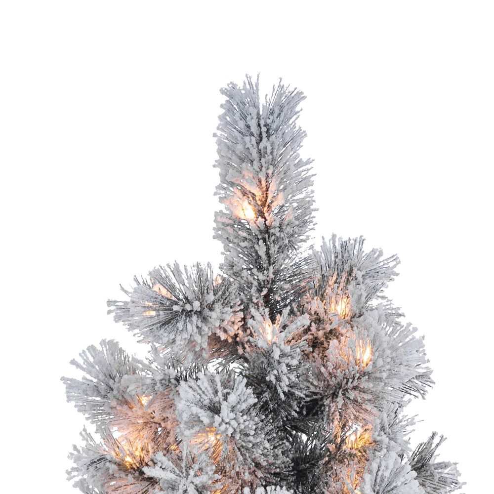 The Gerson Company 6.5&#39; Pre-Lit Boise Pine Christmas Tree in Green, , large