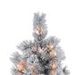 The Gerson Company 6.5" Pre-Lit Boise Pine Christmas Tree in Green, , large