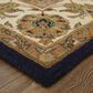 Feizy Rugs Wagner Navy and Beige 5" x 8" Area Rug, , large