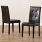 Baxton Studio Avery Side Chair in Dark Brown (Set of 2), , large