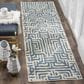 Safavieh Amsterdam AMS106C-28 2"3" x 8" Ivory/Light Blue Runner, , large