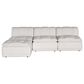 IMPORTED DOA Haven 4-Piece Modular Sectional in White, , large
