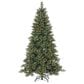 The Gerson Company 6" Pre-Lit Cashmere Pine Christmas Tree in Green, , large