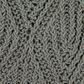 Teak Interiors 18" x 18" Throw Pillow with Diamond Pattern in Grey, , large