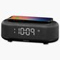 iHome Bluetooth Alarm Clock with Wireless Charger and USB Charging Station in Black, , large