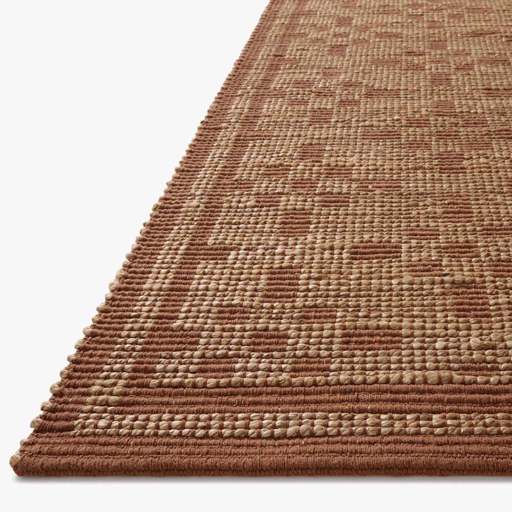 Chris Loves Julia x Loloi Judy 3&#39;6&quot; x 5&#39;6&quot; Natural and Spice Area Rug, , large