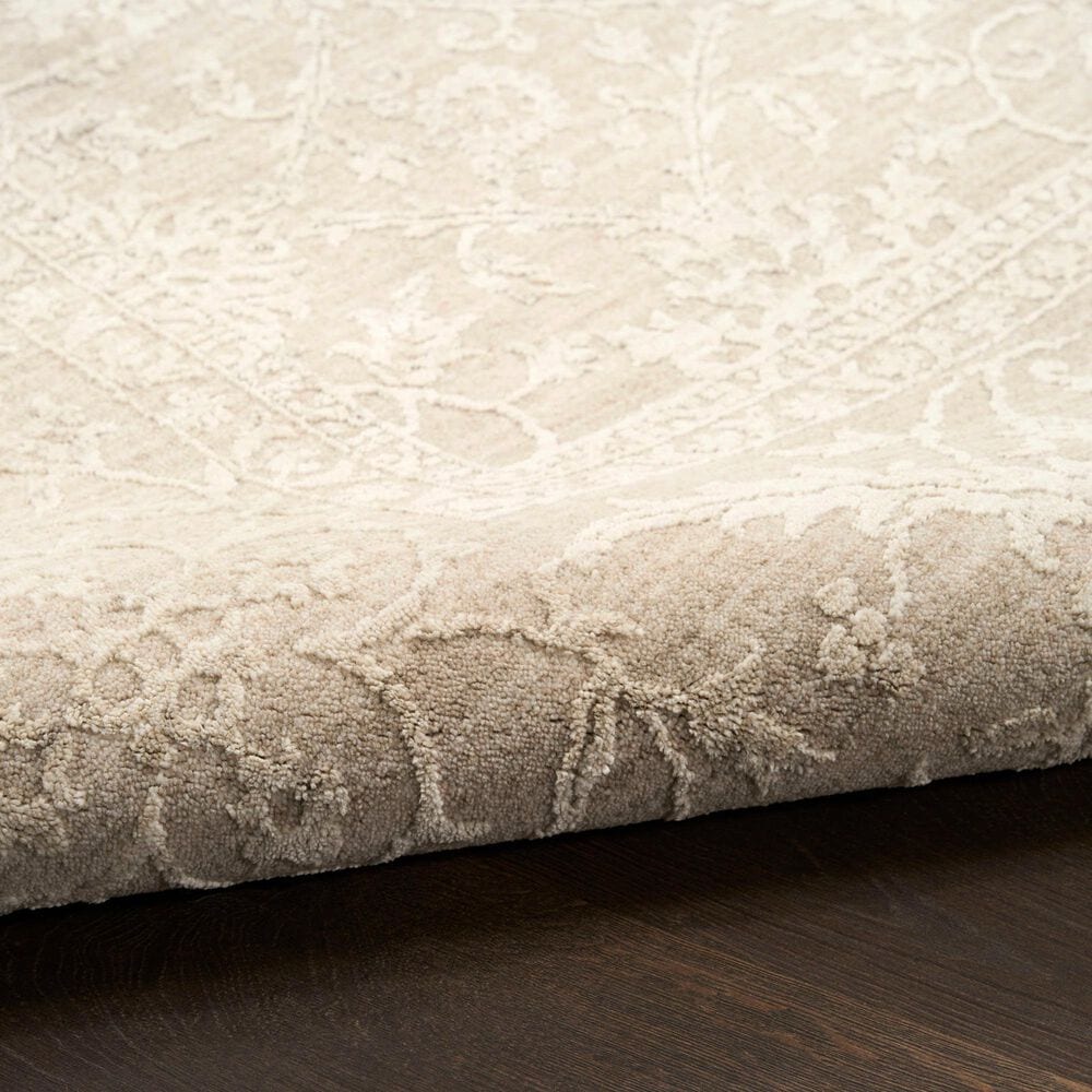 Nourison Moonlit MLI03 Ivory and Grey 9' x 12' Area Rug, , large