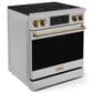 Thor Kitchen Gordon Ramsay 4.55 Cu. Ft. 30" Professional Electric Range with Bronze Handle Kit in Stainless Steel, , large