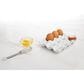 HIC Kitchen Porcelain Egg Crate in White, , large