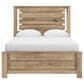 Ashley Brozmont 4 Piece Queen Panel Bedroom Set in Natural Brown, , large