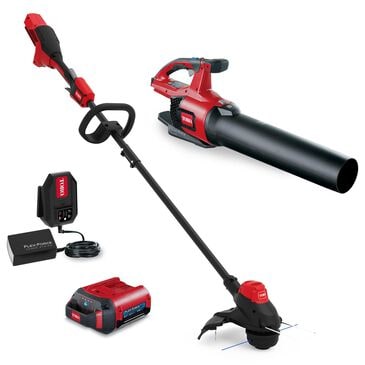 Toro 60V MAX* 2-Tool Combo Kit: 100 mph Leaf Blower & 13 in. String Trimmer with 2.0Ah Battery, , large